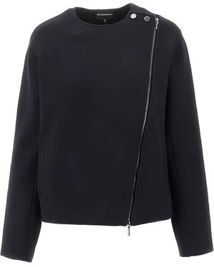 Emporio Armani ウール ジャケット - ブルー