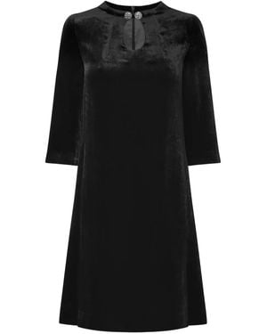 Jane Whisper Embellished Mini Dress - Black