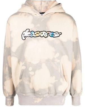 Pleasures Decay Bleached-Effect Hoodie - Natural