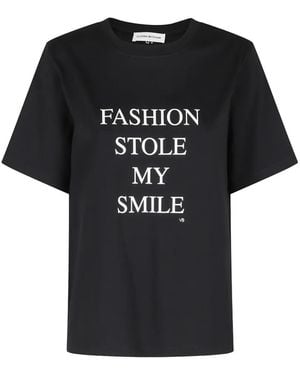 Victoria Beckham Crew-Neck T-Shirt - Black