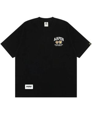 Aape By A Bathing Ape T-Shirt Con Logo - Nero