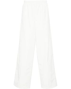 Balenciaga Wide-Leg Track Pants - White