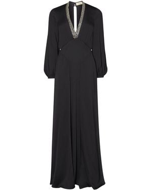 Temperley London Nina Maxi Dress - Black