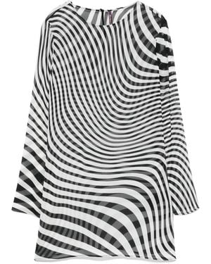 Maison Close Fever Mini Dress - Grey
