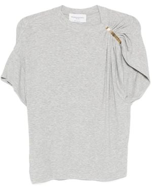 Brandon Maxwell Faye T-Shirt - Weiß