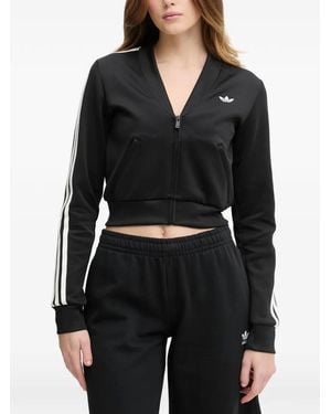 adidas Superstar Side-Stripe Track Jacket - Black