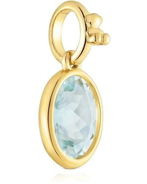 Tous Hanger Verfraaid Met Aquamarijn - Metallic