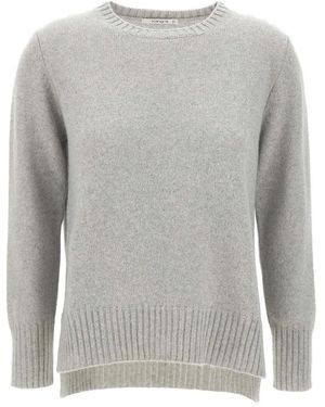 Kangra Gerippter Pullover - Grau