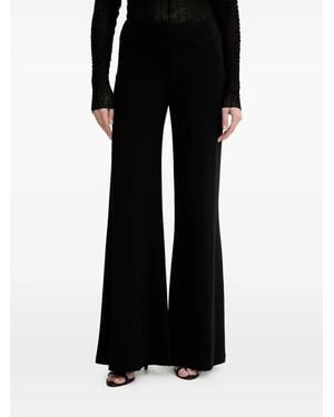 Joseph Ribkoff Seam-Pockets Flared Trousers - Black