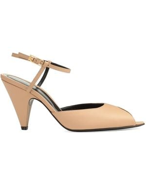 Sergio Rossi Beak Buckle-Fastening Heeled Sandals - Multicolor
