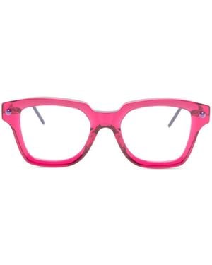 Kuboraum Gafas Maske P28 Con Montura Cuadrada - Rosa