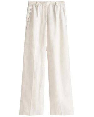 Tommy Hilfiger Hose mit Nadelstreifen - Weiß