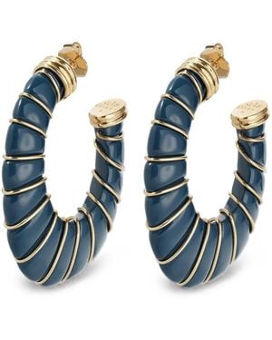 Gas Bijoux Cyclades Hoop Earrings - Blue