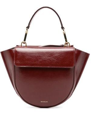 Wandler Mini Hortensia Leather Tote Bag - Red