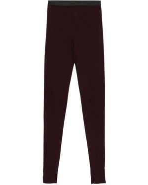 forte_forte High-Waisted Leggings - Red