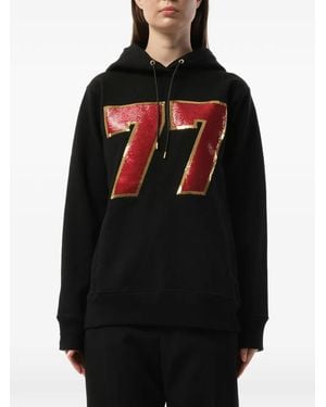 Mastermind Japan Sequin-Embellished Hoodie - Black