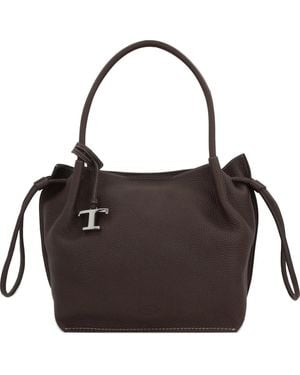 Tod's T Timeless Tote Bag - Black