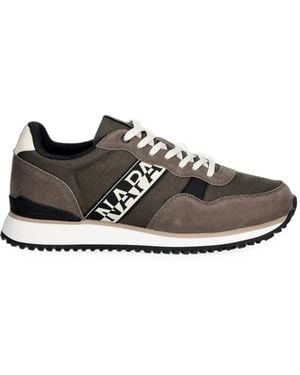 Napapijri Logo-Patch Sneakers - Bianco