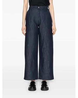 Naked & Famous Maudie Wide-Leg Jeans - Blue