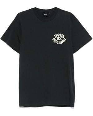 Deus Ex Machina T-Shirt À Logo Imprimé - Noir