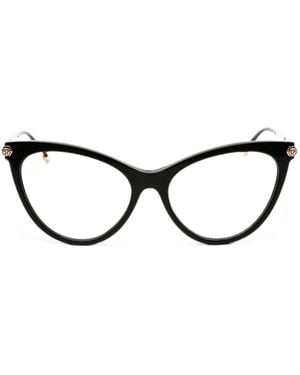 Philipp Plein Cat-Eye Frame Glasses - Black