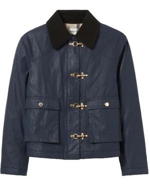 Claudie Pierlot Giacca Con Alamari - Blu