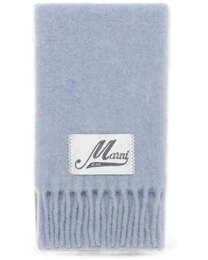 Marni Light Alpaca Scarf - Blue