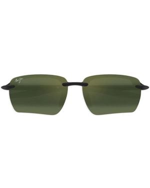 Maui Jim Lunettes De Soleil Ho'Okipa Ultra G À Monture Rectangulaire - Green