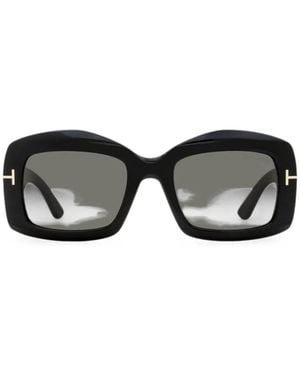 Tom Ford Venetia Square-Frame Sunglasses - Black