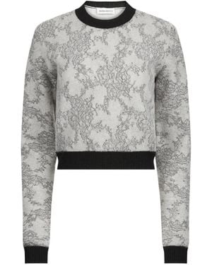 Nina Ricci レースジャカード プルオーバー - グレー