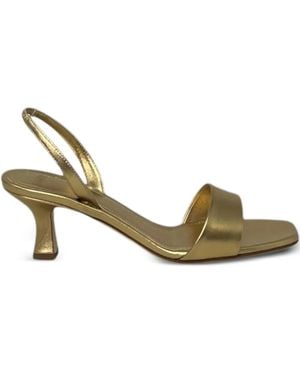 3Juin 55Mm Cameron Slingback Sandals - Metallic