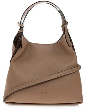 Furla Primrose Leather Tote Bag - Brown
