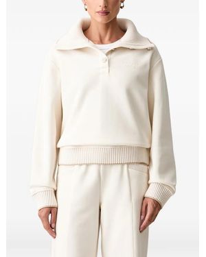 Guess X North Sails Logo-Embroidered Sweatshirt - White