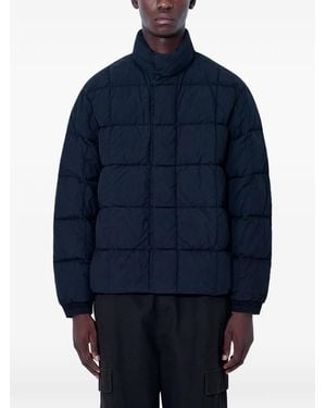 MOOS STUDIO Quilted Padded Jacket - Blue
