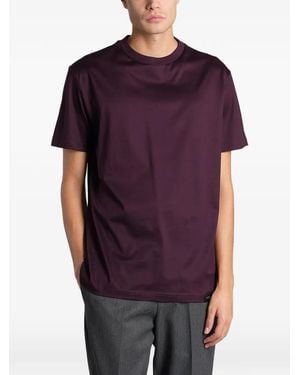 Low Brand B213 Logo-Patch T-Shirt - Purple