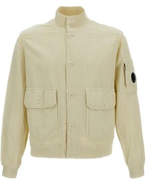 C.P. Company Multi-Pocket Jacket - White