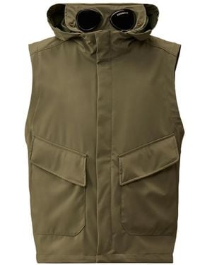 C.P. Company Shell-R Goggle Gilet - Green
