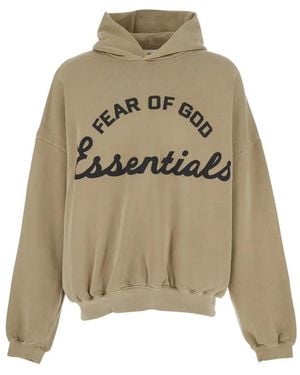 Fear Of God Training 90S Printed Hoodie - Natural
