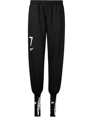 PROTOTYPES Logo-Print Track Trousers - Black