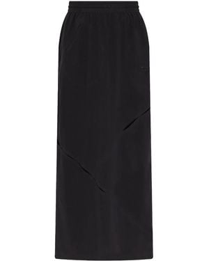 Y-3 Asymmetric-Panel Maxi Skirt - Black