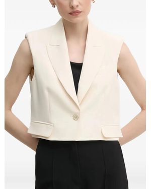 GAUDI Button-Fastening Waistcoat - White