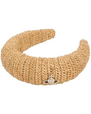 Vivienne Westwood オーブ柄ヘアバンド レディース Vivienne Westwood ヘッドバンド、ヘアアクセサリー