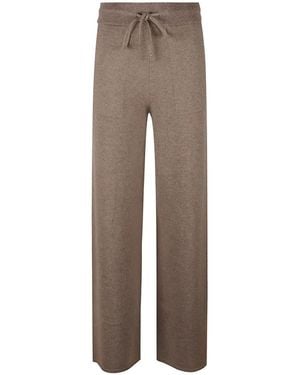 Max Mara Drawstring-Waist Track Pants - Natural