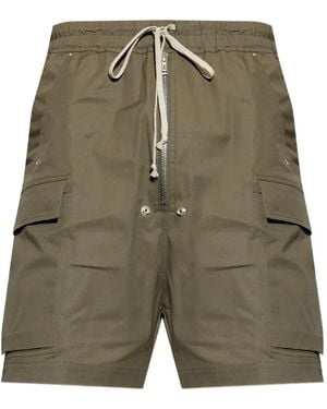 Rick Owens カーゴショーツ - グリーン