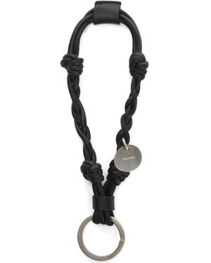 Jil Sander Schlüsselanhänger Mit Knoten - Schwarz
