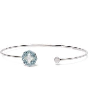 Tory Burch Forget Me Not Cuff Bracelet - White