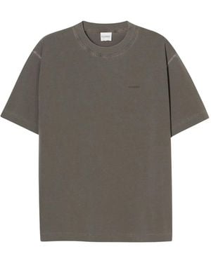 Closed Washed Crew-Neck T-Shirt - Grey