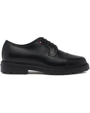Bally Derby Gusto Con Logo - Nero