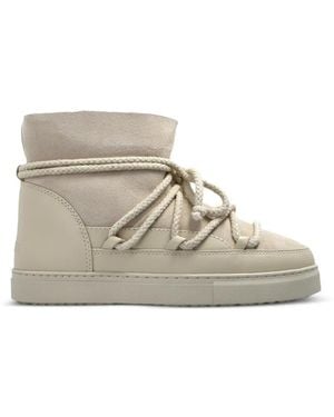 Inuikii Botas De Nieve Con Cordones De Cuerda - Blanco