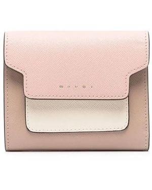Marni Portafoglio Con Design Color-Block - Rosa